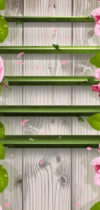 Flower Plant Wall Live Wallpaper