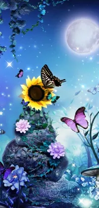 Flower Pollinator Insect Live Wallpaper