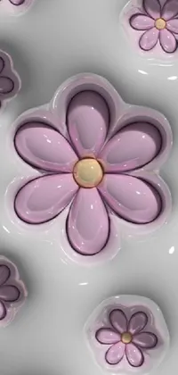 Flower Purple Botany Live Wallpaper