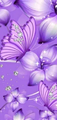 Flower Purple Nature Live Wallpaper