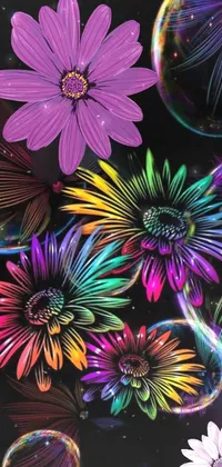 Flower Purple Organism Live Wallpaper