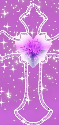 Flower Purple Organism Live Wallpaper
