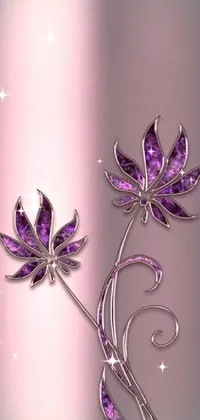Flower Purple Petal Live Wallpaper