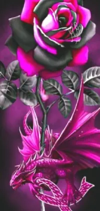 Flower Purple Petal Live Wallpaper