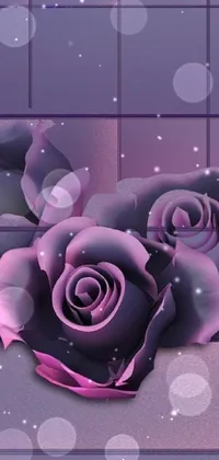 Flower Purple Plant Live Wallpaper