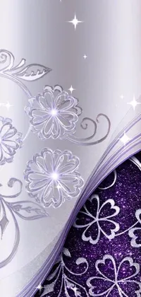 Flower Purple Violet Live Wallpaper