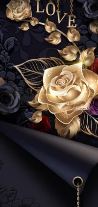 Flower Rose Vase Live Wallpaper