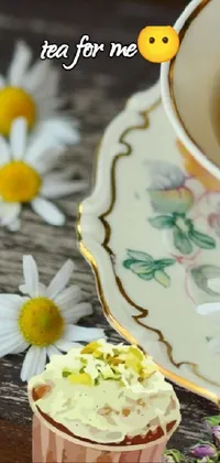 Flower Tableware Food Live Wallpaper