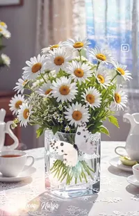 Flower Tableware Plant Live Wallpaper