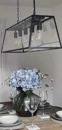 Flower Tableware Table Live Wallpaper