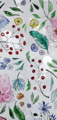 Flower Textile Creative Arts Live Wallpaper