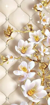 Flower White Petal Live Wallpaper
