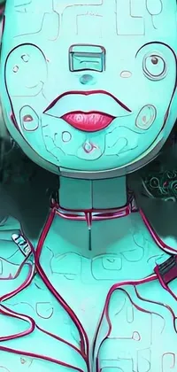 Lady Robot Live Wallpaper