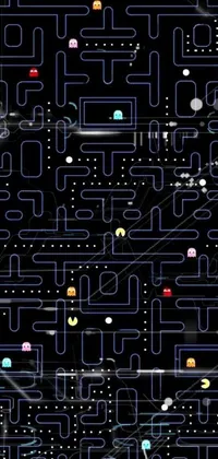 Pac-Man Live Wallpaper: Pixel Art Design