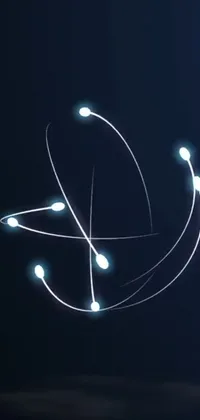 Font Gas Electric Blue Live Wallpaper - free download