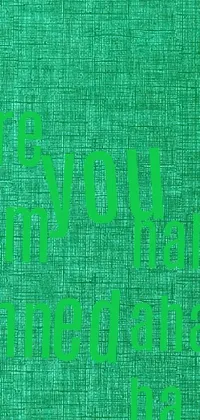 Font Grass Pattern Live Wallpaper