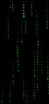 Font Pattern Technology Live Wallpaper