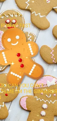 Gingerbread man Live Wallpaper