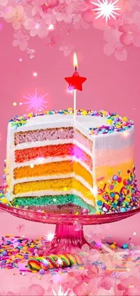Colourful cake Live Wallpaper