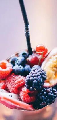 Food Boysenberry Fruit Live Wallpaper