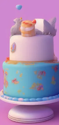 marshmallow cake Live Wallpaper