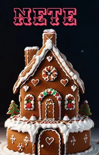 Food Cake Decorating Gingerbread House Live Wallpaper