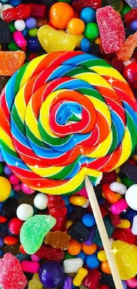 Food Colorfulness Stick Candy Live Wallpaper