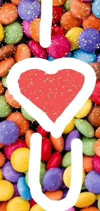 Heart Shape Made From Colorful Nonpareils Sprinkle Decorations Wooden  Background Stock Photo - Download Image Now - iStock