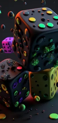 Food Dice Game Recreation Live Wallpaper