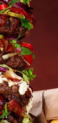 This live wallpaper is perfect for those who love burgers and kebabs