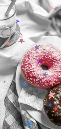 Stars n Donuts Live Wallpaper