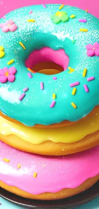 Food Doughnut Ingredient Live Wallpaper