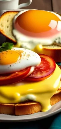 Food Egg Yolk Ingredient Live Wallpaper