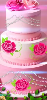 Food Flower Cake Decorating Live Wallpaper