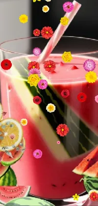 Food Flower Liquid Live Wallpaper