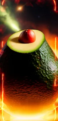 burning avocado  Live Wallpaper