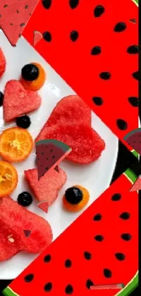Food Fruit Watermelon Live Wallpaper