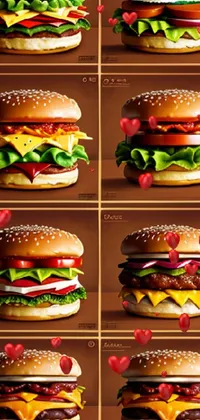 Food Green Bun Live Wallpaper