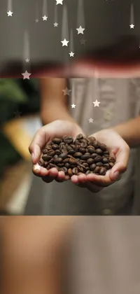 Food Hand Kona Coffee Live Wallpaper