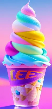 Food Ice Cream Cone Cone Live Wallpaper