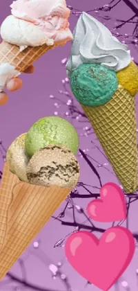 ice creams  Live Wallpaper