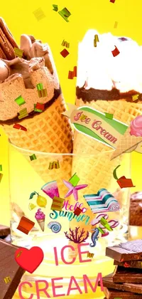 Ice cream  Live Wallpaper