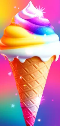 Food Ice Cream Cone Ice Cream Live Wallpaper - free download