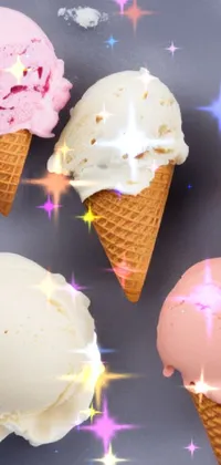 Icecream cones Live Wallpaper