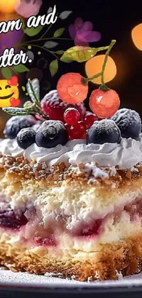 Food Ingredient Cake Live Wallpaper