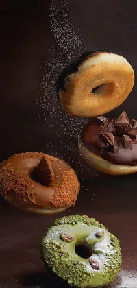 flying donuts  Live Wallpaper