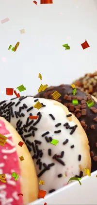 parade of doughnuts  Live Wallpaper