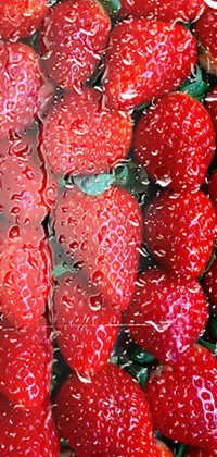 Food Ingredient Strawberry Live Wallpaper