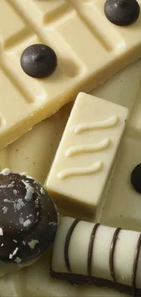 Indulge in the sweetness of chocolate with this delectable live wallpaper
