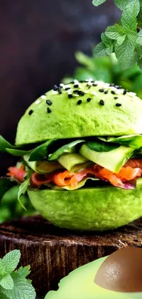 Food Leaf Green Live Wallpaper